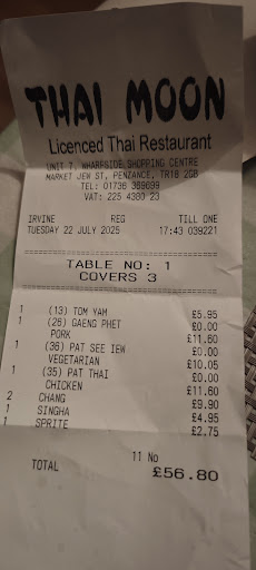 Photo of Thai Moon - Unit 7 Wharfside Shopping Centre, Penzance TR18 2GB